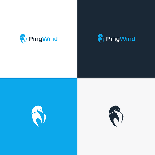 PingWind Inc. Logo Contect Design by QUINCY_