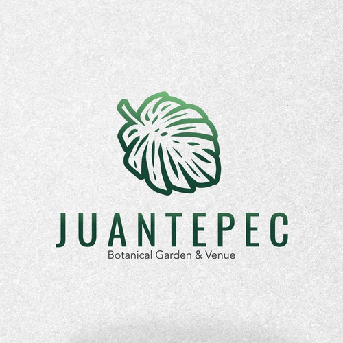 Botanical garden & Venue Logo creation (we would like to use the leaf as a cut out on a steel plaque (with holes in the  Design by FernandoUR