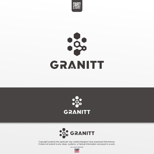 Logo to represent cybersecurity for high-risk people Design by fortyeight.studio™