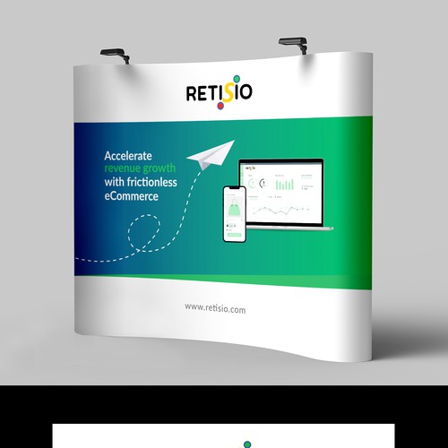 Design a fantastic tradeshow booth for enterprise SaaS company / eCommerce platform Design by dezignedge*