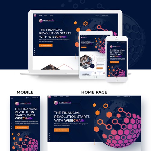 Looking for a design of two web pages Design by Jasmin_A (AMPLE)