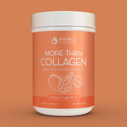 Looking For Simple Attention Grabbing Collagen Product Label Réalisé par Ny.Studio's