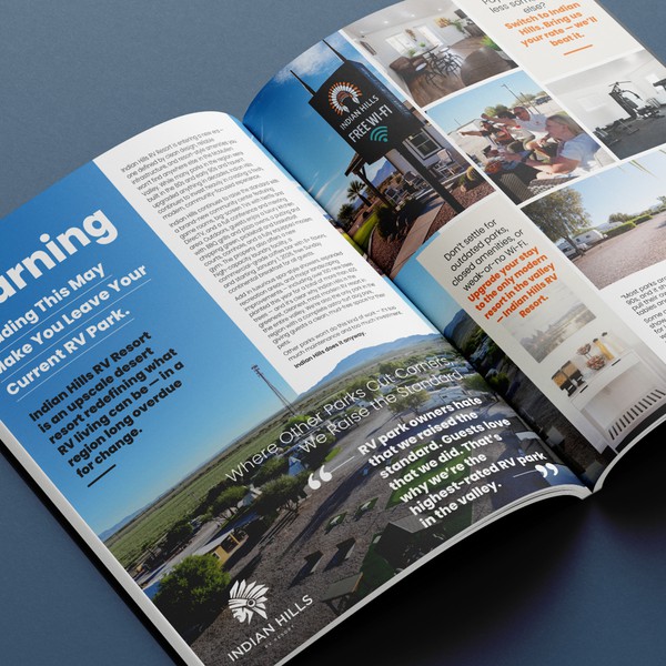 Indian Hills Magazine Spread