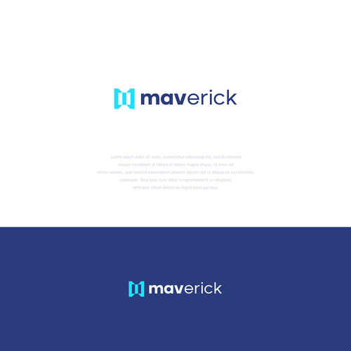 Designs | maverick - measurement, accountability, visibility. | Logo ...