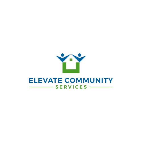 Elevate Community Services Logo Design réalisé par Rul〤