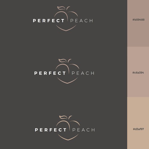 BIG PRIZE $$ Design a "Perfect Peach" fitness logo for an online retail company! Design by Renata Lisboa