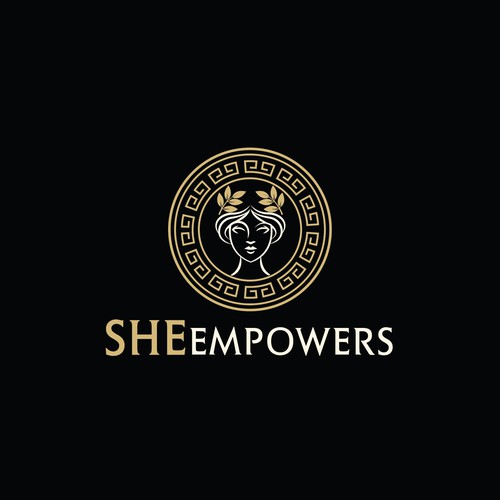SHEempowers - luxurious design of a woman preferrably in some kind of a circle to appeal to women professionals Design by Gautam Dihora