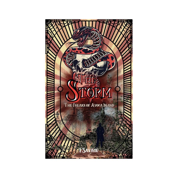 Retro Book Cover design concept