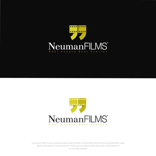 Logo for Documentary Film Company - NeumanFilms (Real People Reel Stories) Ontwerp door the ann.