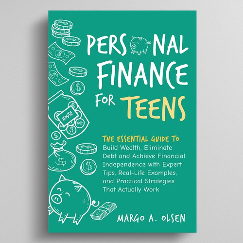 Cover design for a book about personal finance that will appeal to Gen Z Design by Dynaaa