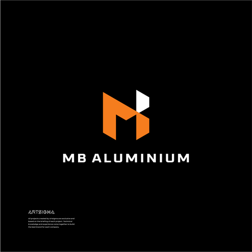 International aluminum corporation seeking new lettermark + abstract mark logo combination with brand guide. Design by artsigma