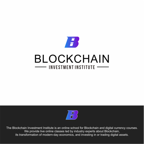 Blockchain creative logo contest Design by kunz