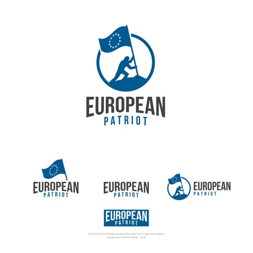 "European patriot" winning Logo design
