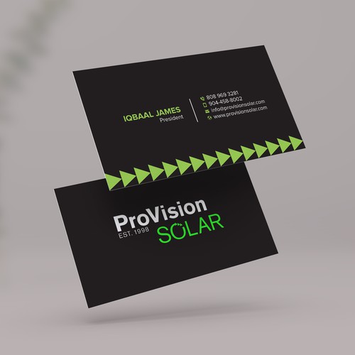 Solar Business Cards Design by Shila Rani Das