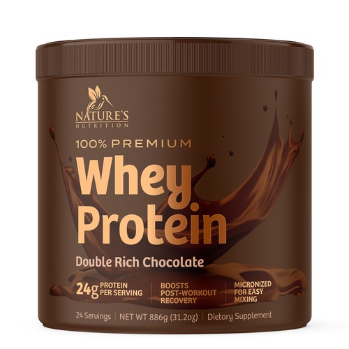 Design Tasty Whey Protein Chocolate Design Needed for Nature's Nutrition por Leoxgfx