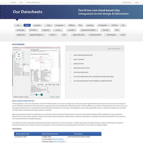 Redesign data sheets as beautiful web pages Design by 99creatives.mm11