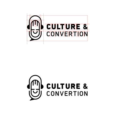 Podcast Logo for a Fun Business Podcast Intersecting Company Culture & Marketing Design by Nicusor Duman