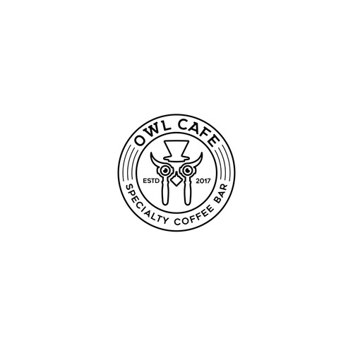 a new coffee shop logo design "owl cafe" Diseño de S. Wadja