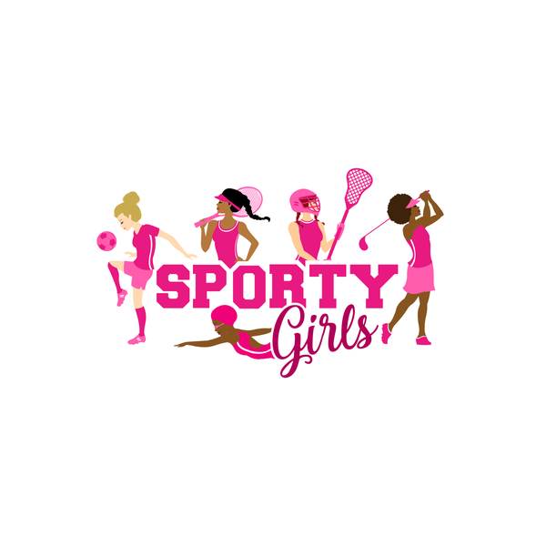 Design realizzato da piggy 'n' baby intitolato "Sporty Girls Logo"