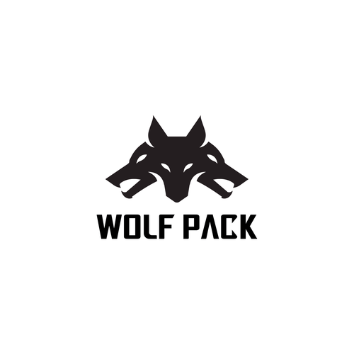 Wolf Pack logo design Design by merechesol™