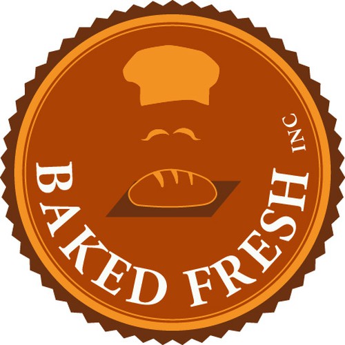 logo for Baked Fresh, Inc. Design by candyrachel