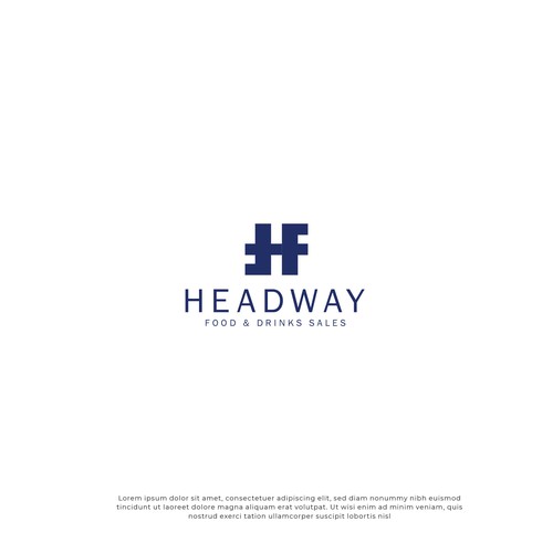 Headway Food & Drink Sales - My first ever logo!! Design by harivas