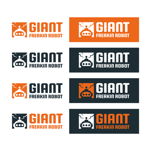 Minimalist, Classy Giant Robot Logo Wanted Diseño de BrandingDesigner