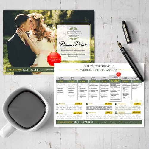 Postcard, flyer or print contest entry by zenefashions