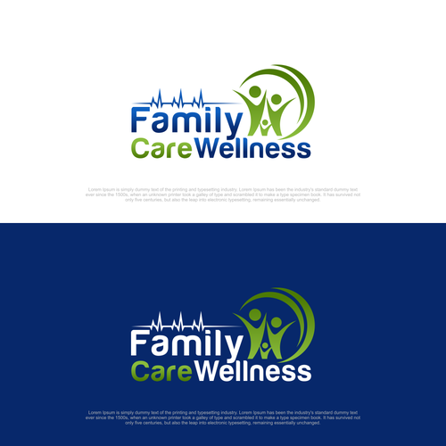 Family Care Wellness logo to appear similar to the attached Family Care Clinic logo Design by Dyne Creative