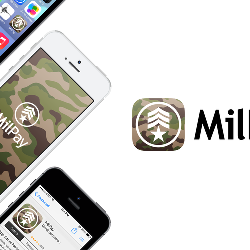 Create a winning logo for a new military financial mobile app! Design by Pippo Franco