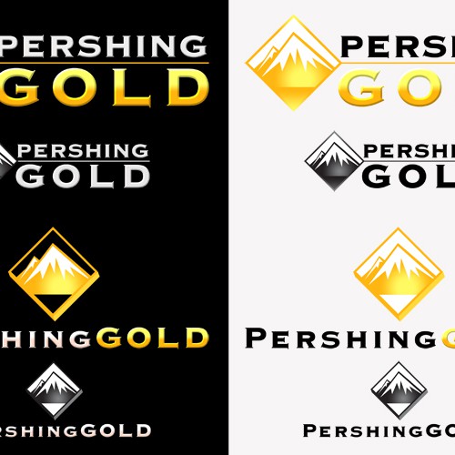 Design di New logo wanted for Pershing Gold di Xzero001