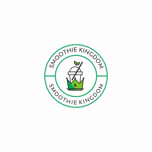 Logo for New Restaurant: Smoothie Kingdom Diseño de Studio.Shahbaz™