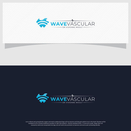 Modern and professional logo for Vascular Surgeon Design by moOks™