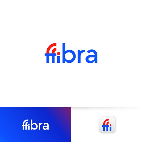 Logo for Fiber Internet Provider Design by dvnatic