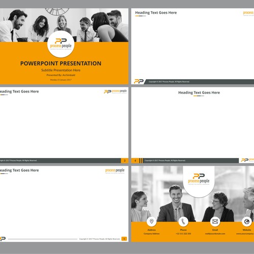 PowerPoint template contest entry by Chachan234
