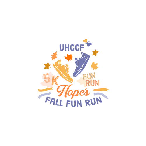 Fun logo for a Fall Themed 5K Run hosted by a charity Design por nuke.art