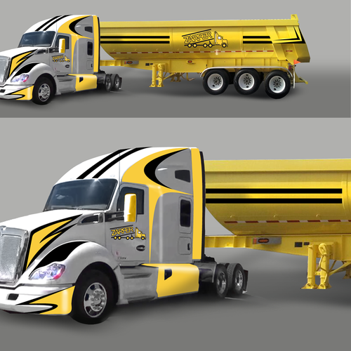 Make a new design for ZARFER trucks. Design by BEROGRAPHICDESIGNER