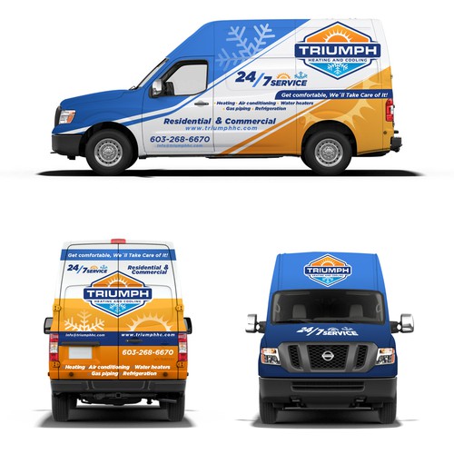 Hvac van wrap Design by Hey Mad´esigns⚡