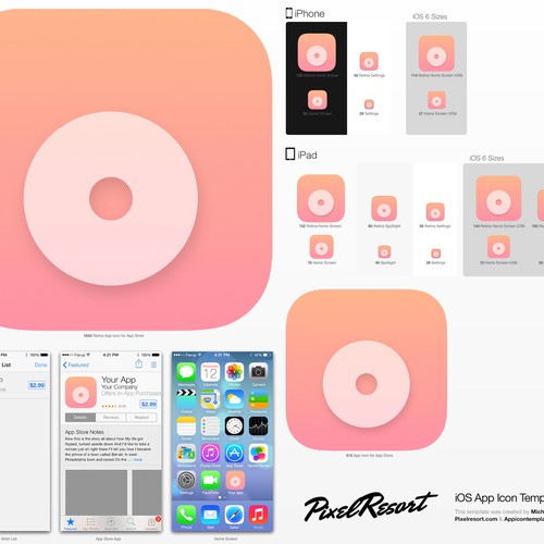 App icon for breast feeding app Design by m1a2Tees