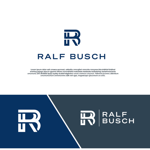 Ralf Busch Logo for Letter and Business Card Design réalisé par Pepe Delgado