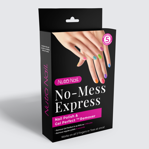 Nutra Nail Gel Remover Design by Purushotham49