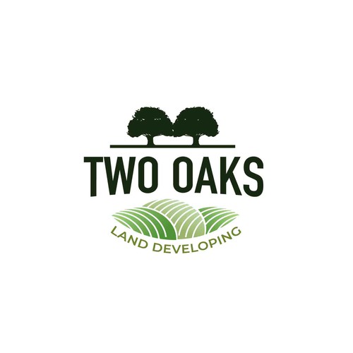 Construction, 3 business owners, use the work TWO oaks in our logo , very bold and intense  graphic Design by RafaelErichsen