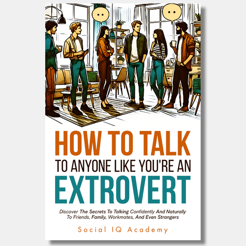 Design a catchy "How To Talk To Anyone" book cover Design by RedFOX❤