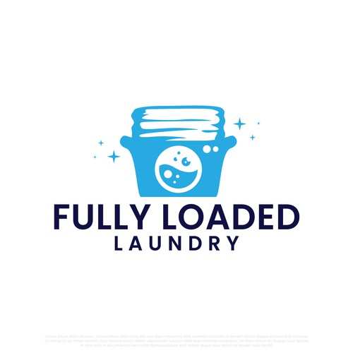 Laundromat logo design needed Design by Cengkeling