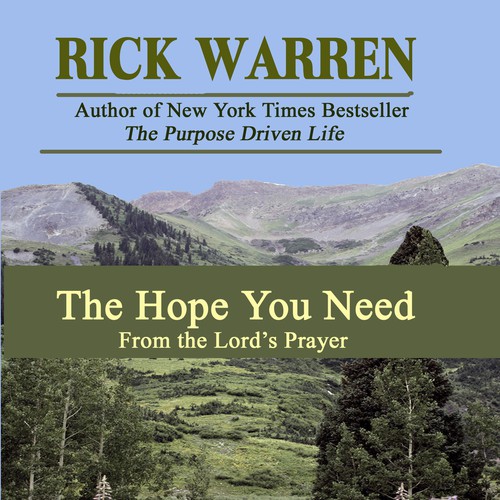 Design Design Rick Warren's New Book Cover por Sue Carrizales