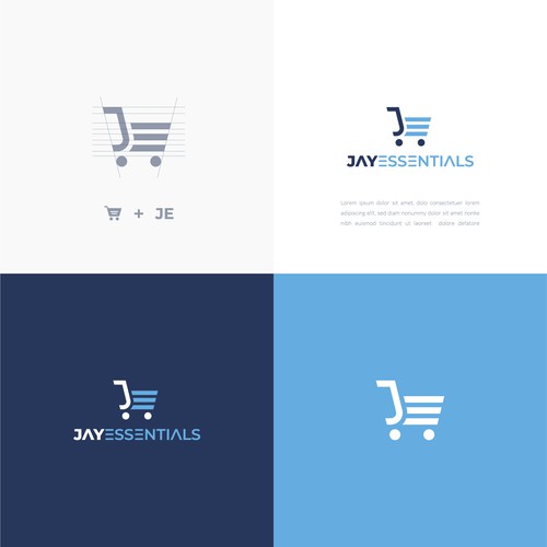 Strong E-Commerce Logo to appeal to all people and customers. Design by Efsa