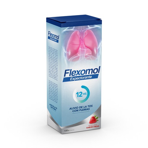 Llamativo empaque para FLEMOXOL Design by Nubia Design