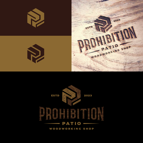 Rustic woodworking logo needed Design by design.empire