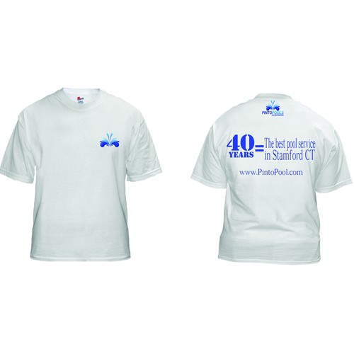 NEW Tshirt Design for swimming pool company Design by Choda