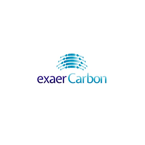 Powerful yet ethereal logo for climatech startup building a material to change the world. Design by Jarvard